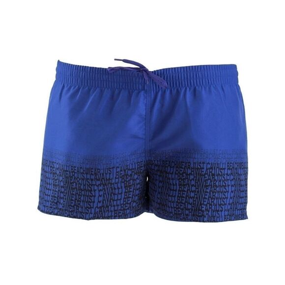 New Just Cavalli Men XS / EU 46 Blue Short Shorts Swim Trunks Beach Swimsuit - Picture 2 of 5